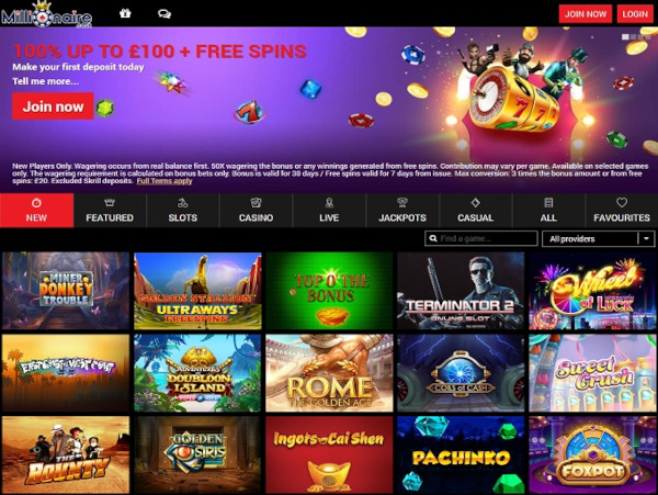 Millionaire-Casino-Sister-Sites-games