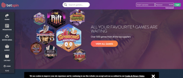 betspin-casino-sister-site-games